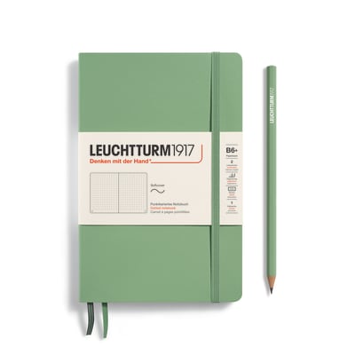 Libreta Leuchtturm1917 Tapa Blanda B6, Sage1