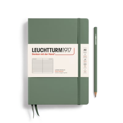 Libreta Leuchtturm1917 tapa dura A5 Li Olive1