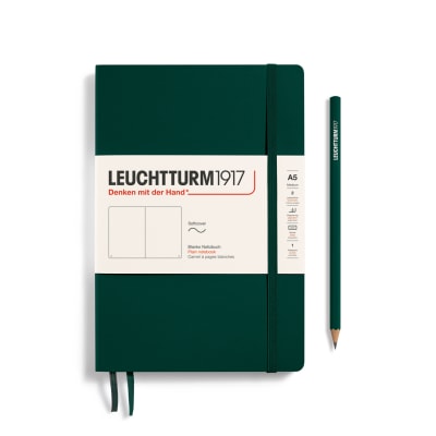 Libreta Leuchtturm1917 T.Blanda Med A5 Croquis Forest Green1