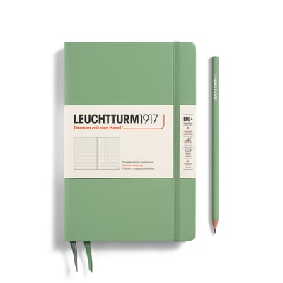 Libreta Leuchtturm1917 Tapa Dura B6+ 219P Puntos, Sage1