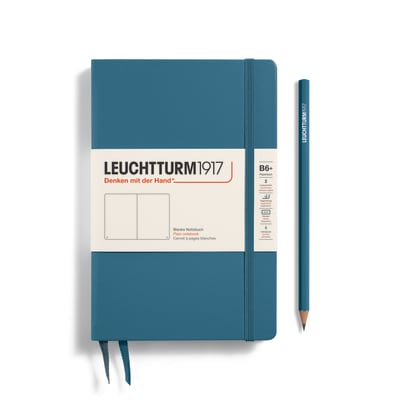Libreta leuchtturm1917 Tapa Dura B6 Croquis, Stone Blue1