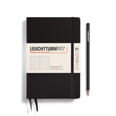 Libreta leuchtturm1917 Tapa Dura B6+ Puntos, Black1