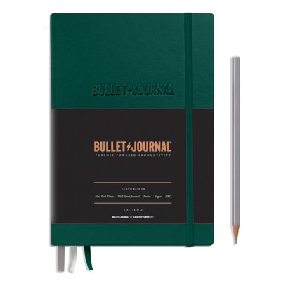 Bullet Journal 2 Leuchtturm1917 Mediano Tapa Dura Green1