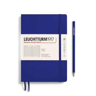 Libreta leuchtturm1917 Tapa Blanda Medium A5 Líneas, Ink1