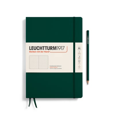 Libreta Composición leuchtturm1917 B5 Puntos, Forest Green1