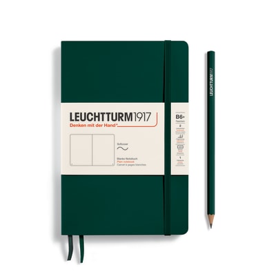 Libreta leuchtturm1917 Tapa Blanda B6 Croquis, Forest Green1