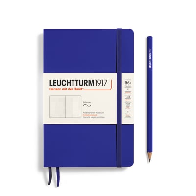 Libreta leuchtturm1917 Tapa Blanda B6 Puntos, Ink1