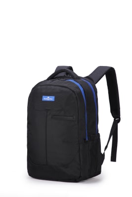 Mochila Urban 26L - Negra con Cierre Azul FC1