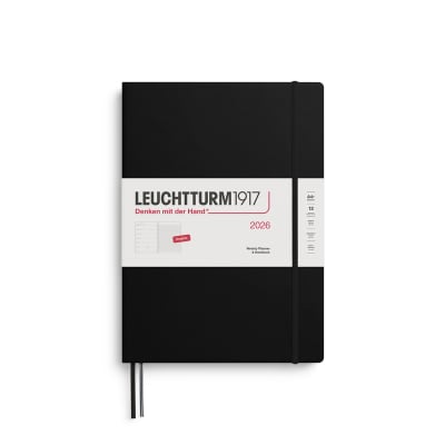 Agenda leuchtturm1917 2026 Semanal&Cuaderno Máster A4,Black1