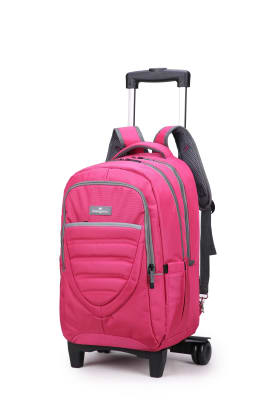 Mochila C/Ruedas F/De Semana 30L  Con Cierre Gris FC1