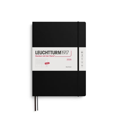Agenda leuchtturm1917 2026 Semanal , Black1