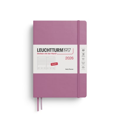 Agenda 2026 leuchtturm1917 Diaria Mediana A5, Dusty Rose1