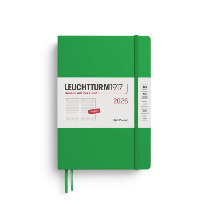 Agenda 2026 leuchtturm1917 Diaria Mediana A5, Spring Leaf1