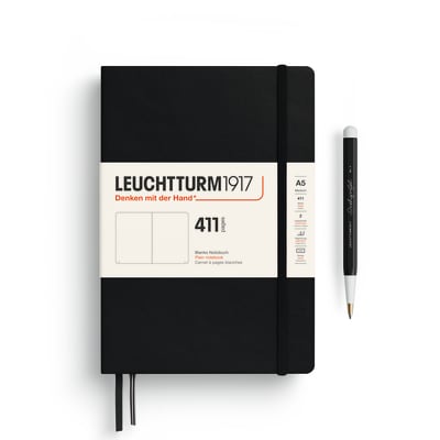 Libreta Mediana leuchtturm1917 A5 Tapa Dura Croquis, Black1