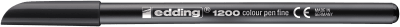 Marcador fibra Edding E-1200 Negro2