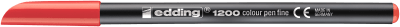 Marcador fibra Edding E-1200 Rojo1