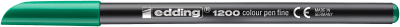 Marcador fibra Edding E-1200 Verde