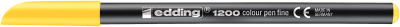 Marcador fibra Edding E-1200 Amarillo