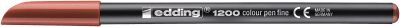 Marcador fibra Edding E-1200 Café