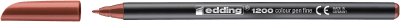 Marcador fibra Edding E-1200 Café