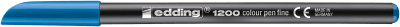 Marcador fibra Edding E-1200 Celeste