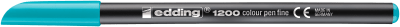 Marcador fibra Edding E-1200 Turquesa1