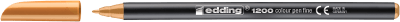 Marcador fibra Edding E-1200 Naranjo claro