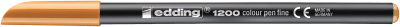Marcador fibra Edding E-1200 Naranjo claro
