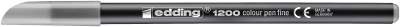 Marcador fibra Edding E-1200 Gris claro