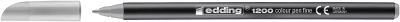 Marcador fibra Edding E-1200 Gris claro