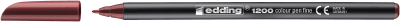 Marcador fibra Edding E-1200 Rojo inglés