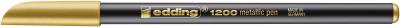 Marcador fibra Edding E-1200 Dorado metalizado1
