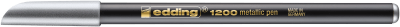 Marcador fibra Edding E-1200 Plateado metalizado
