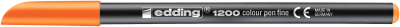 Marcador fibra Edding E-1200 Naranjo fluor