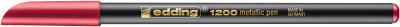 Marcador fibra Edding E-1200 Rojo metalizado1