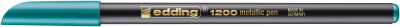 Marcador fibra Edding E-1200 Verde metalizado1