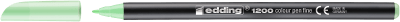 Marcador fibra Edding E-1200 Verde Pastel