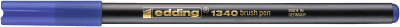 Marcador punta pincel Edding-1340 Azul1