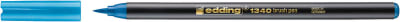 Marcador punta pincel Edding-1340 Celeste1
