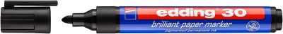 Marcador Brillante Papel edding E-30 Negro1