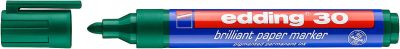 Marcador Brillante Papel edding E-30 Verde1