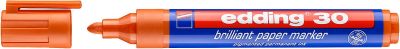 Marcador Brillante Papel edding E-30 Naranjo1