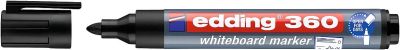 Marcador para pizarras blancas Edding 360 Negro