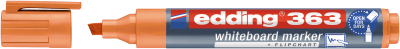 Marcador pizarras blancas Edding 363 Naranjo1