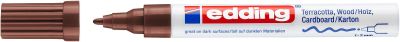 Marcador Decorativo Edding E-4040   Café