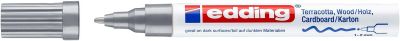 Marcador Decorativo Edding E-4040 Plata1