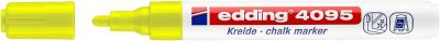 Marcador de tiza edding 4095  Amarillo Fluor