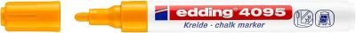 Marcador de tiza edding 4095 Naranja Fluor1