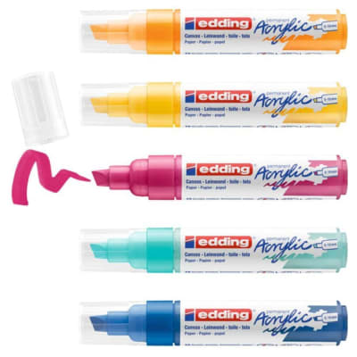 e-5000/5S Set Marcadores Acrílico Colores abstractos 5-10mm