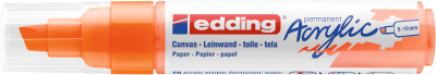 Marcador Acrílico trazo grueso Edding  e-5000  Naranjo neón1